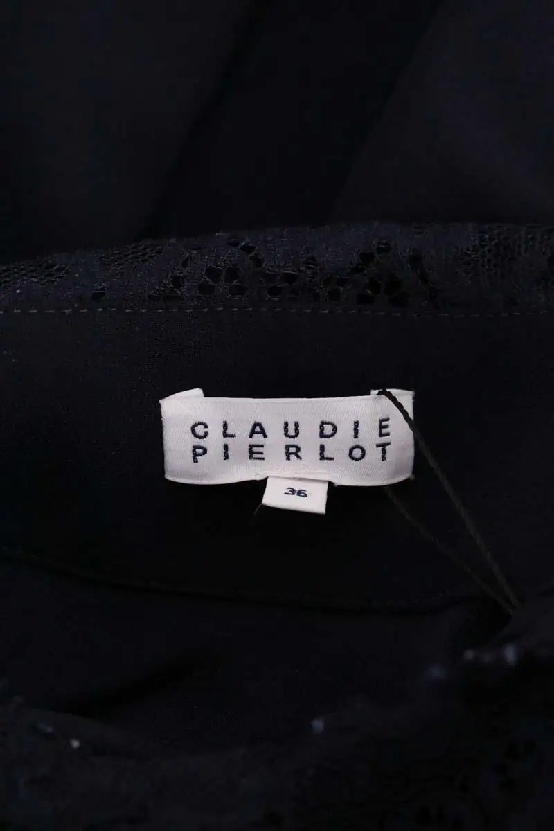 Robe Claudie Pierlot Marine en Synthétique