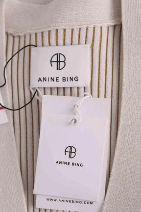 Cardigan Anine Bing Beige en Synthétique