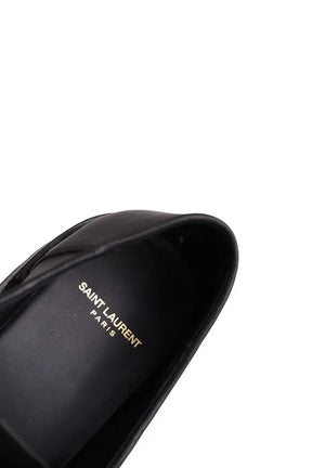 Chaussures à lacets Saint Laurent Noir en Cuir