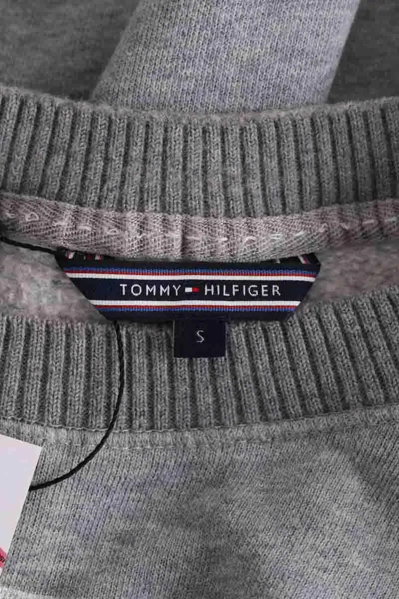 Sweatshirt Tommy Hilfiger Gris en Coton