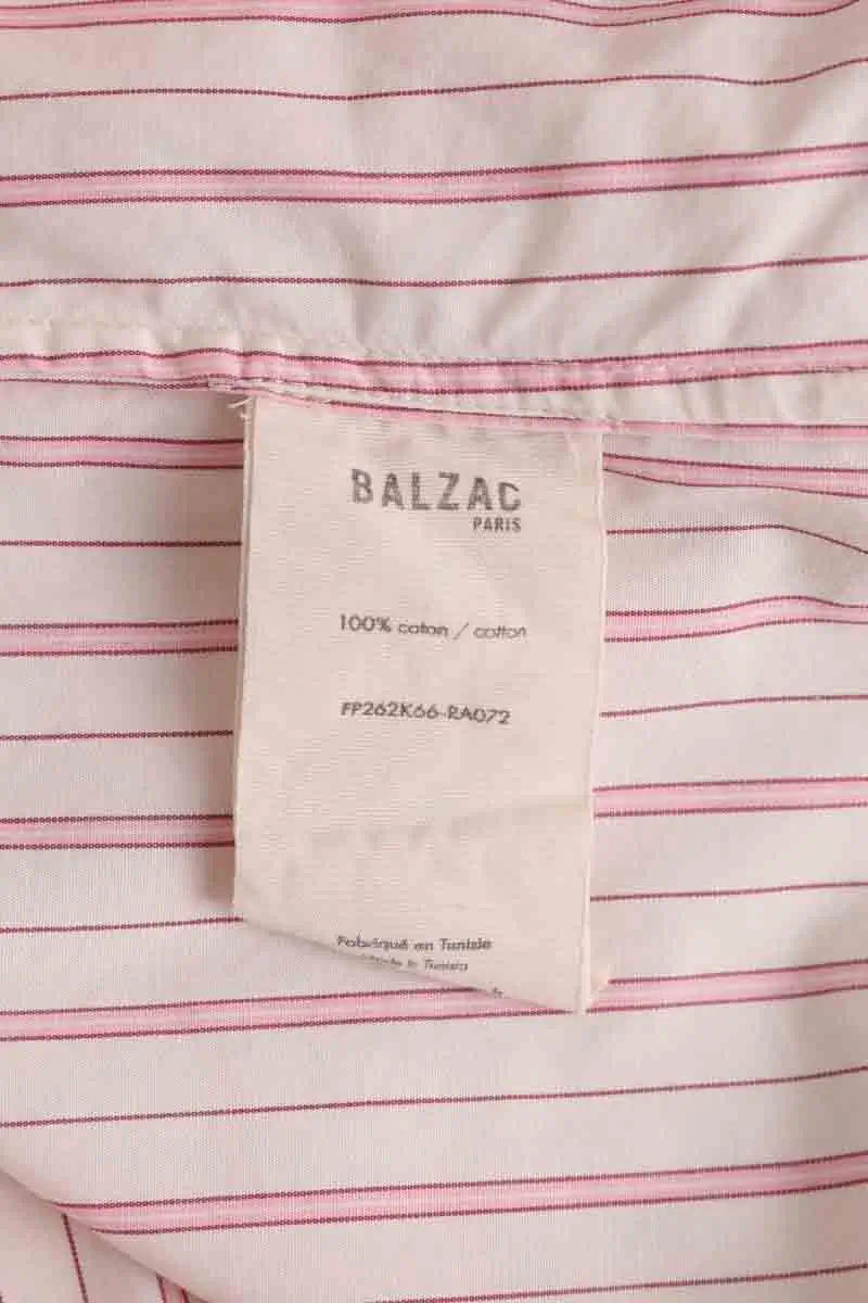 Chemise Balzac Rose en Coton
