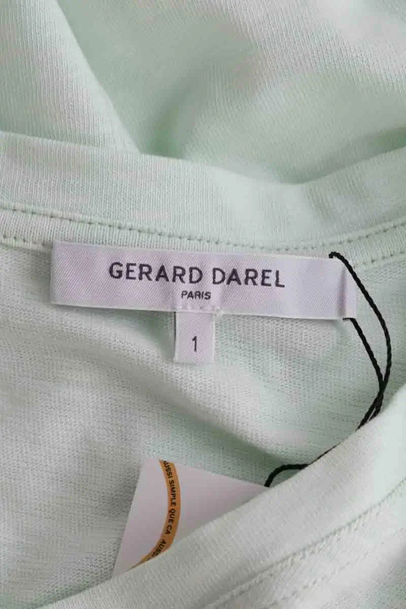 T-shirt Gerard Darel Turquoise en Coton