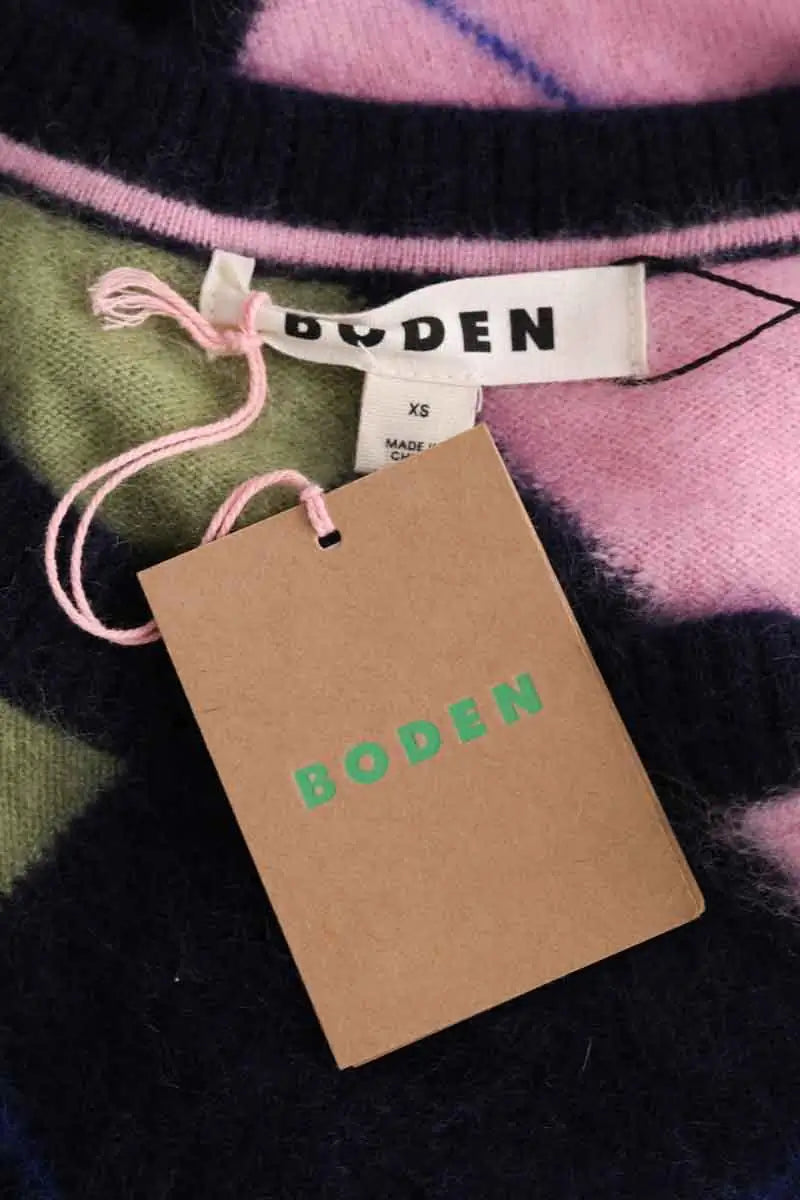 Pull Boden Multicolore en Cachemire