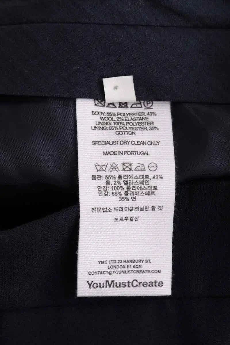 Pantalon You Must Create Marine en Laine