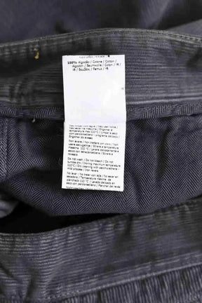 Pantalon droit Fendi Gris en Coton