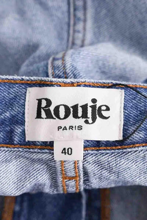 Mini short Rouje Bleu en Coton