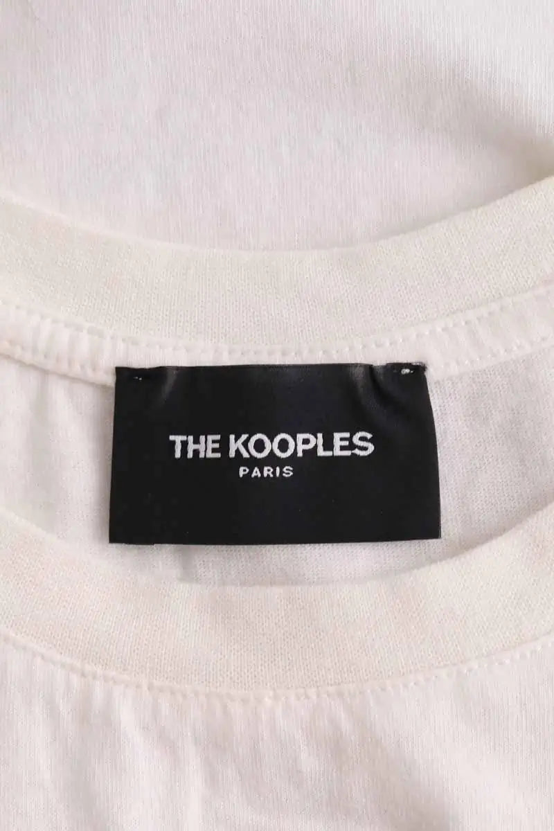 T-shirt The Kooples Beige en Coton