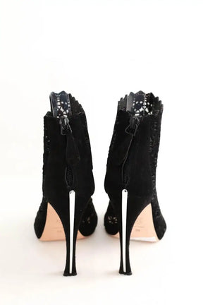 Talons Alexander McQueen  Noir