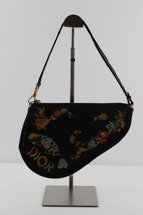 Mini sacs Dior Saddle vintage Classic Noir