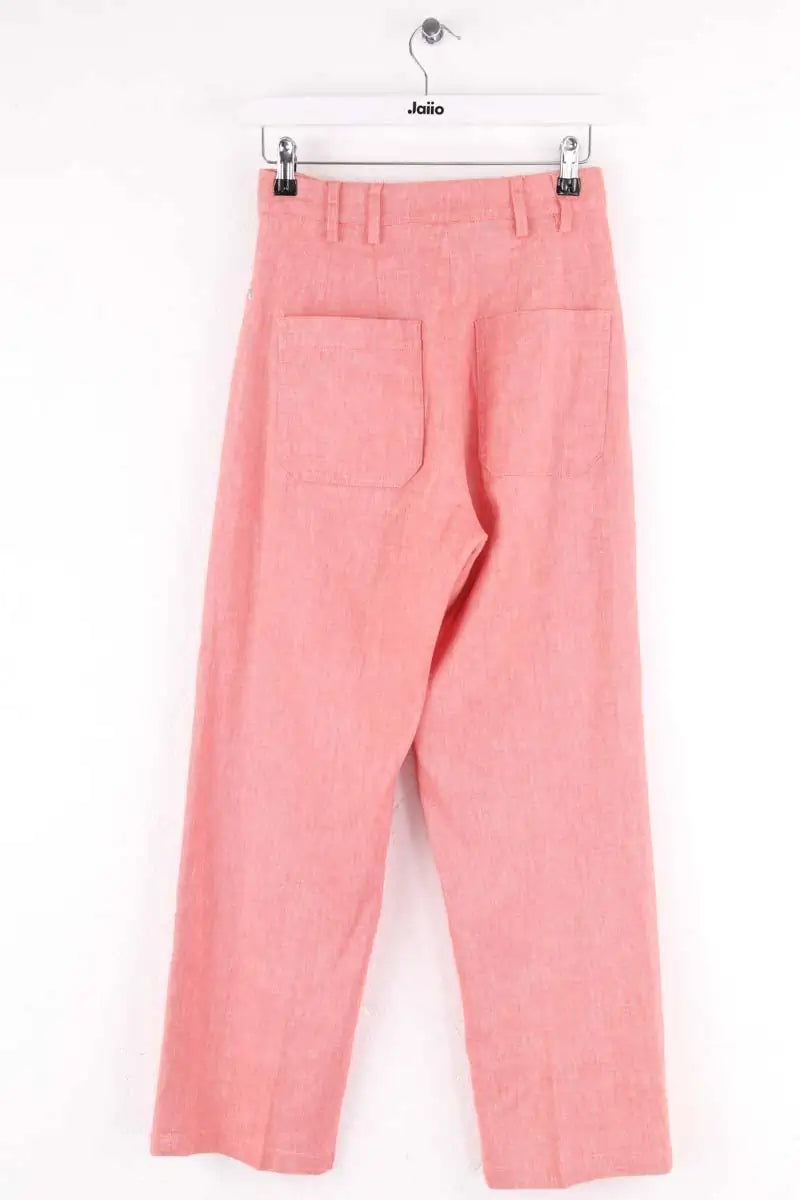 Pantalon droit Momoni Rose en Lin