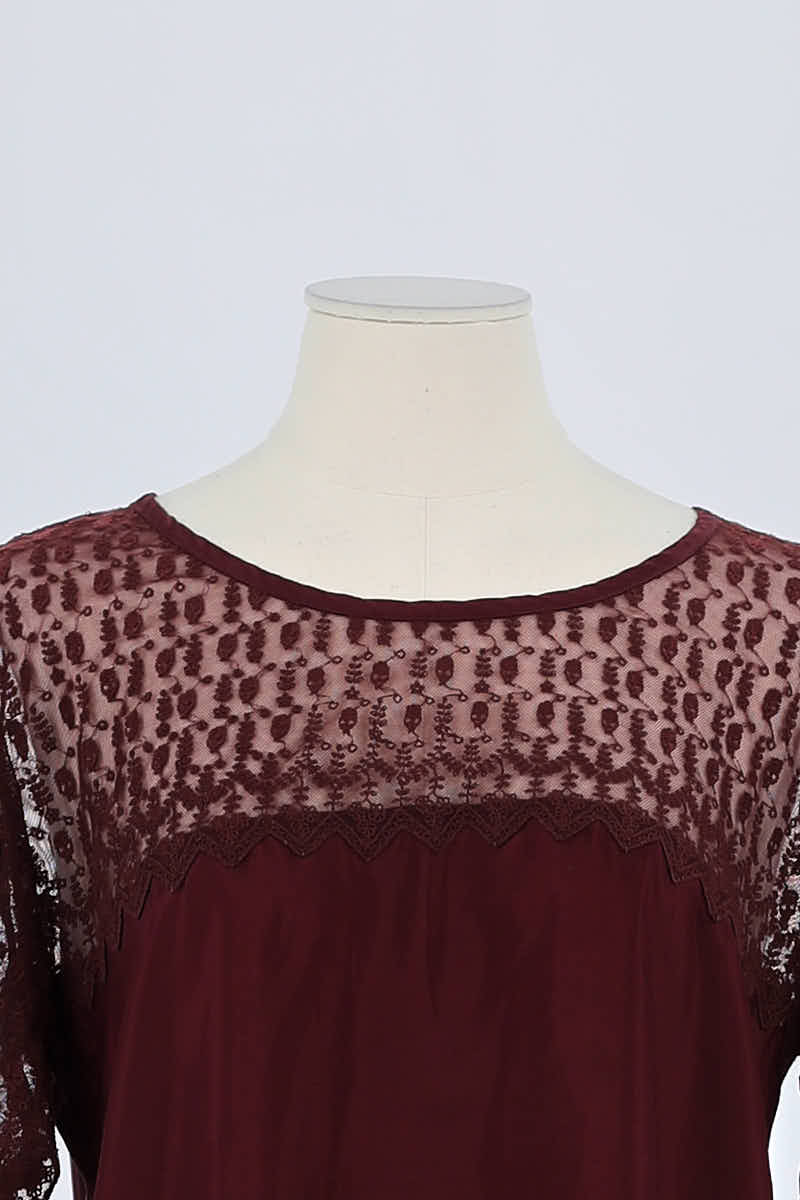 T-shirt The Kooples  Bordeaux