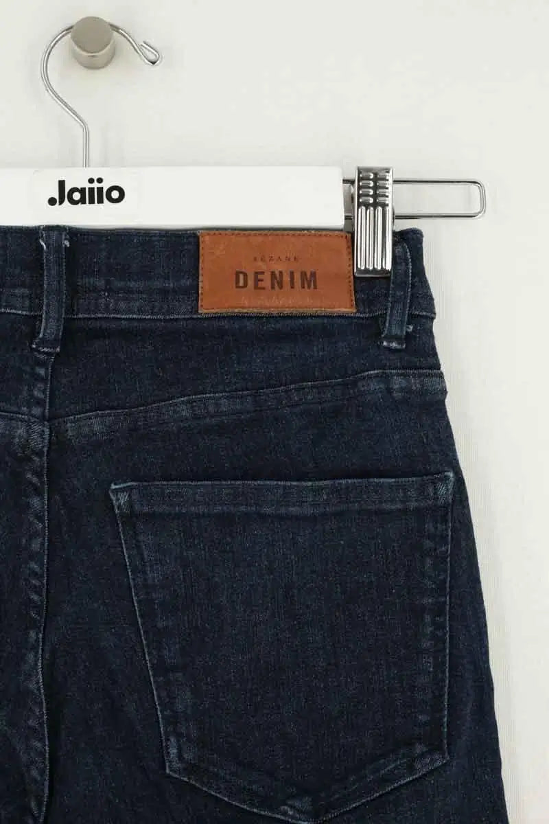 Jean slim Sézane Bleu en Coton