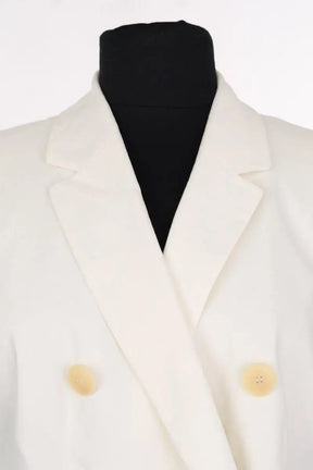 Blazer Emporio Armani Blanc en Synthétique