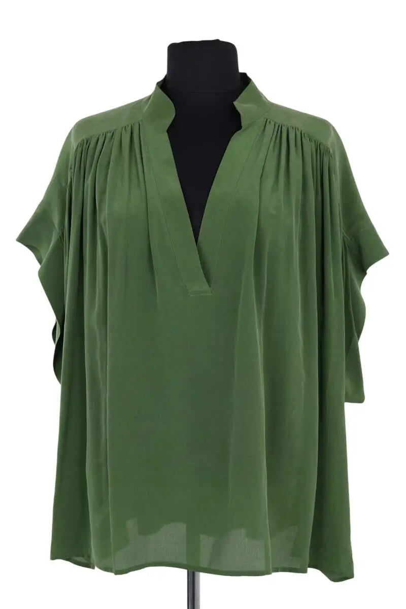 Blouse Vanessa Bruno Vert en Soie, taille M - Seconde Main