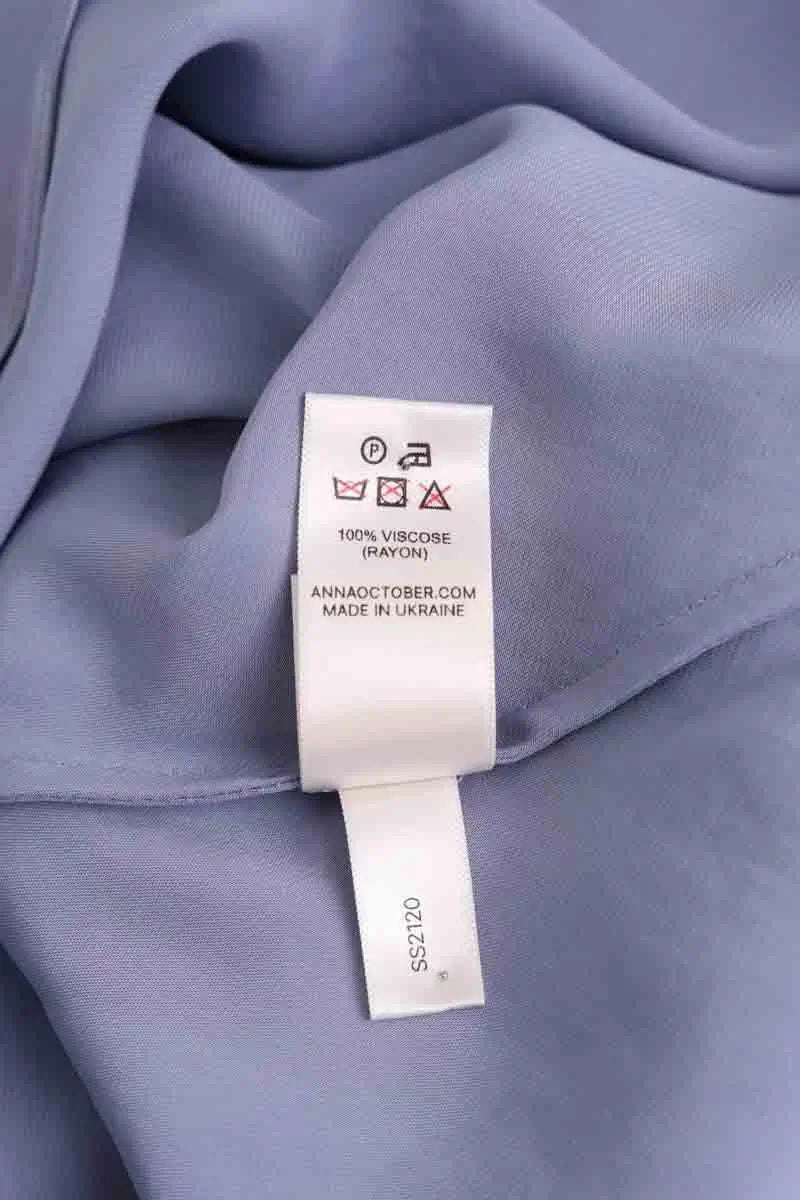Jupe Anna October Bleu en Synthétique