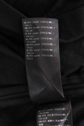 Pantalon droit Samsoe Samsoe Noir en Synthétique