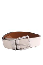 Ceinture Ralph Lauren Blanc en Cuir, taille L - Seconde Main