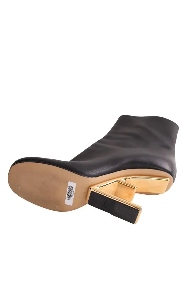 Boots Fendi Noir en Cuir