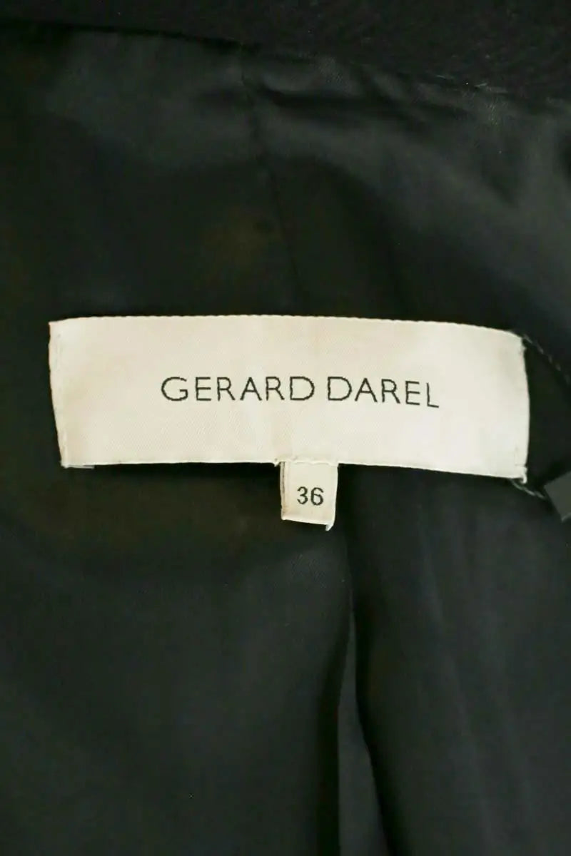 Manteau Gerard Darel Noir en Laine