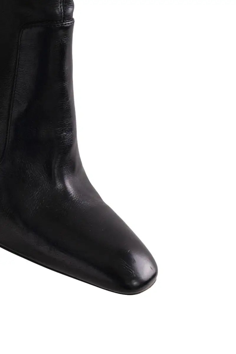 Bottes Saint Laurent Noir en Cuir