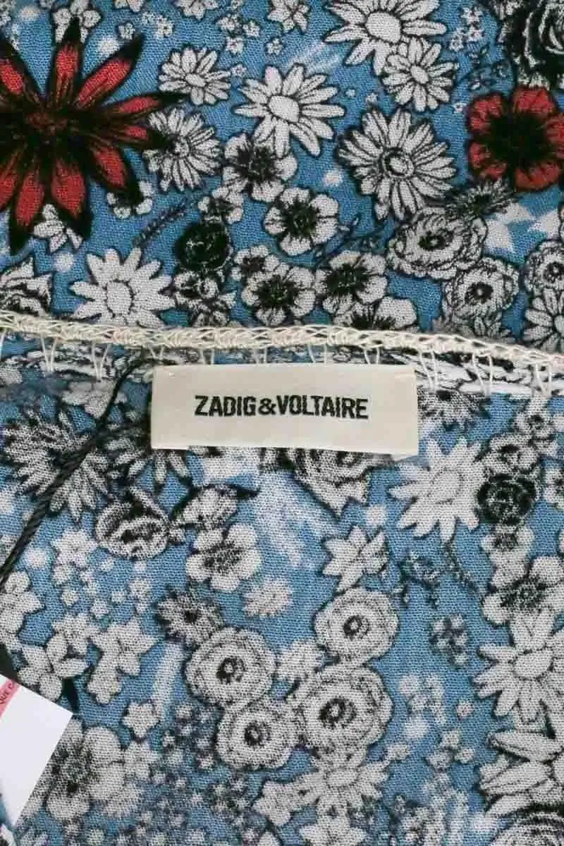 Robe Zadig & Voltaire Bleu en Viscose