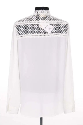 Blouse The Kooples Blanc en Synthétique