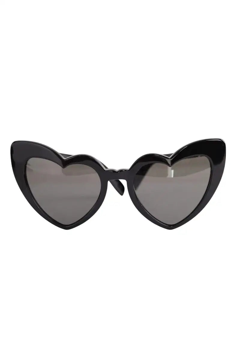 Lunettes de soleil Saint Laurent Noir en Plastique - Seconde Main