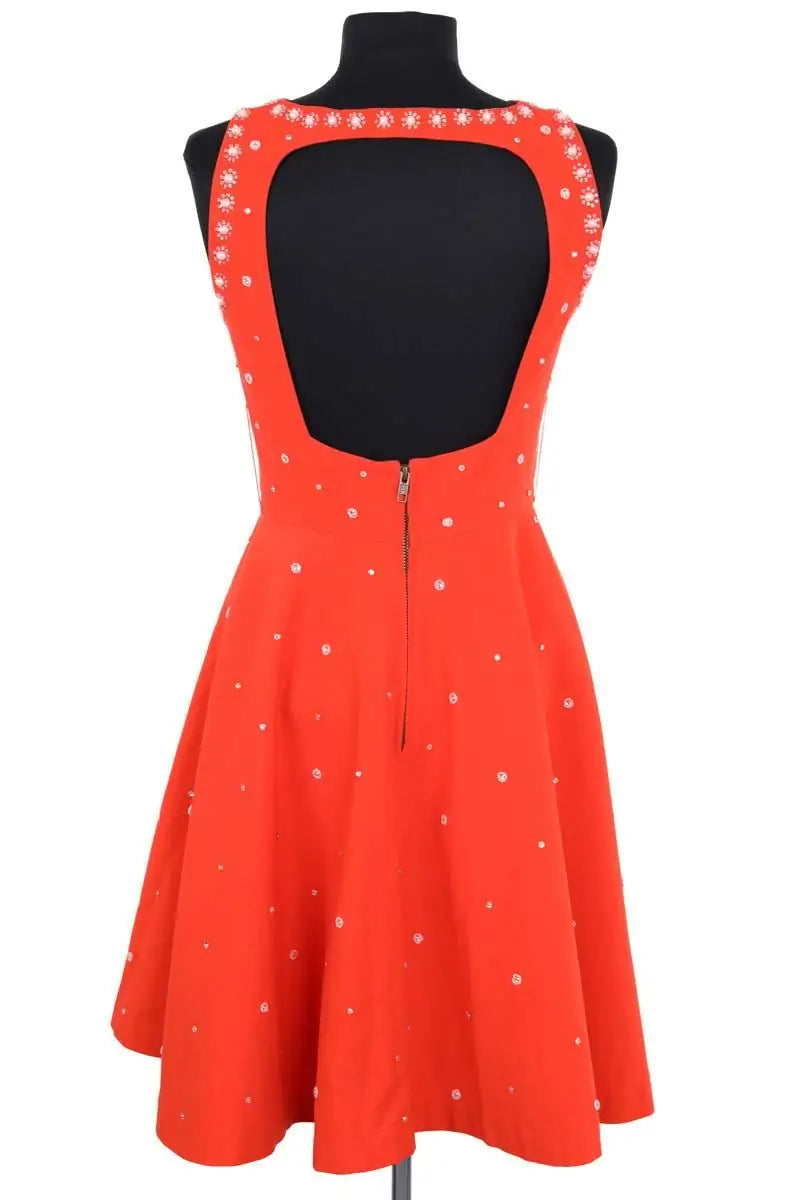 Robe Manoush Rouge en Coton