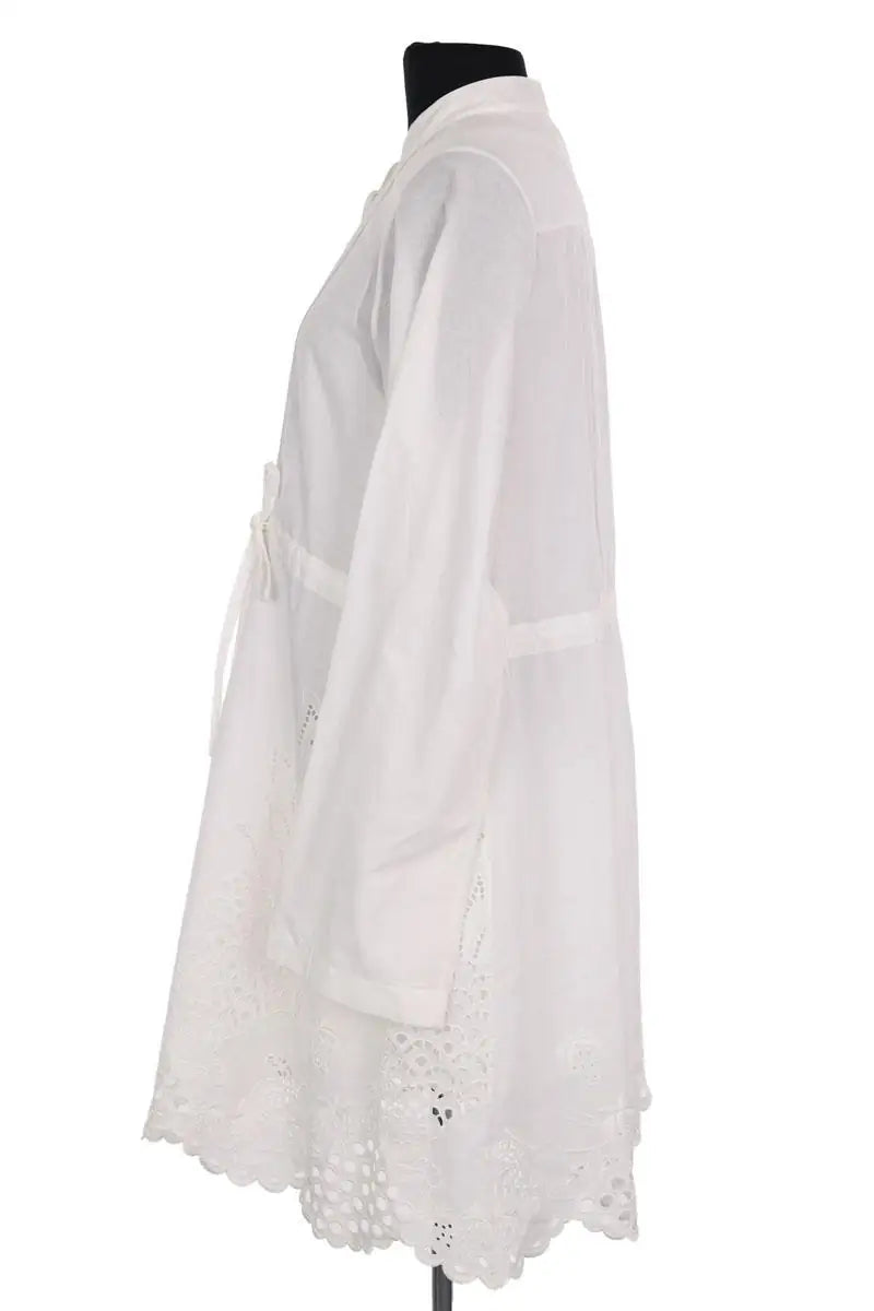 Robe Chloé Blanc en Coton