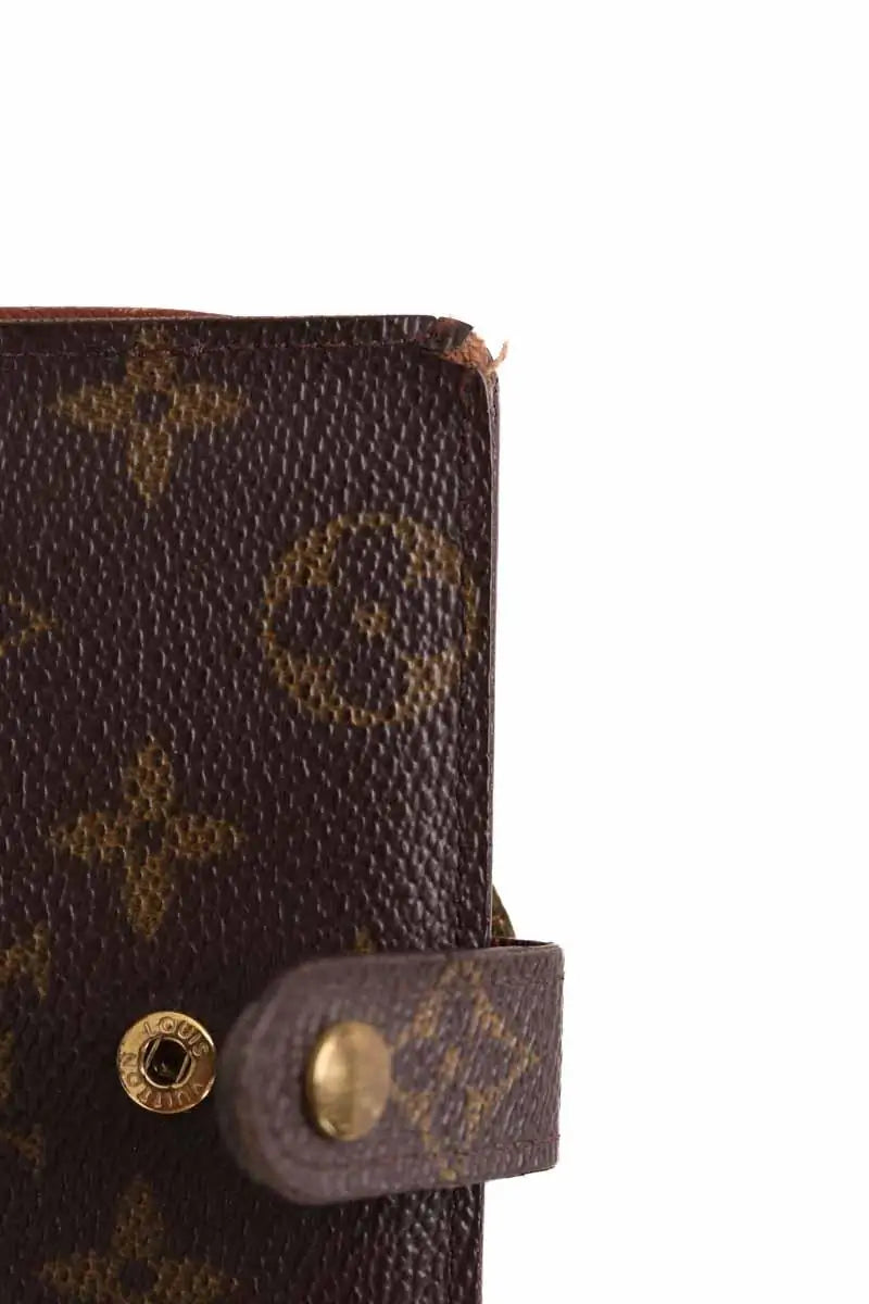 Portefeuille Louis Vuitton Marron en Cuir