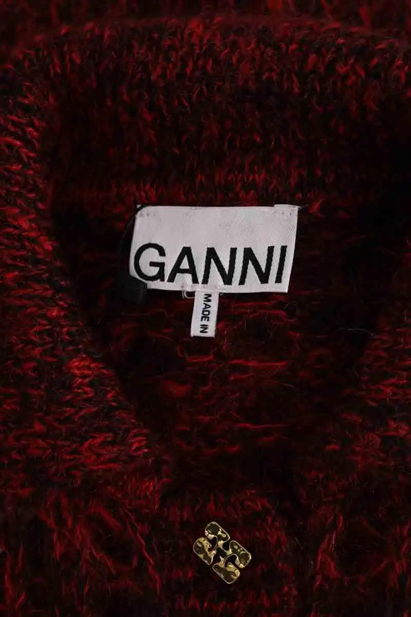 Pull Ganni Rouge en Laine