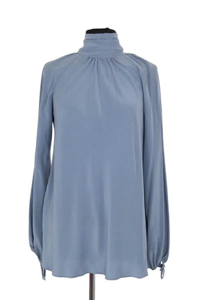 Blouse Sportmax Bleu en Soie, taille XS - Seconde Main