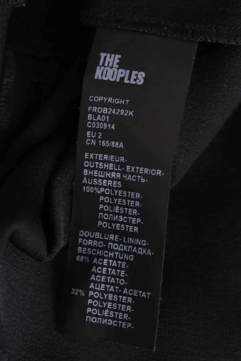 Robe The Kooples Noir en Synthétique