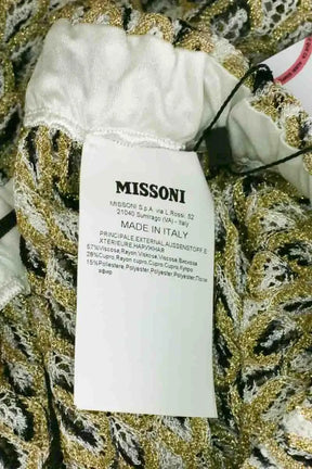 Jupe Missoni Doré en Viscose