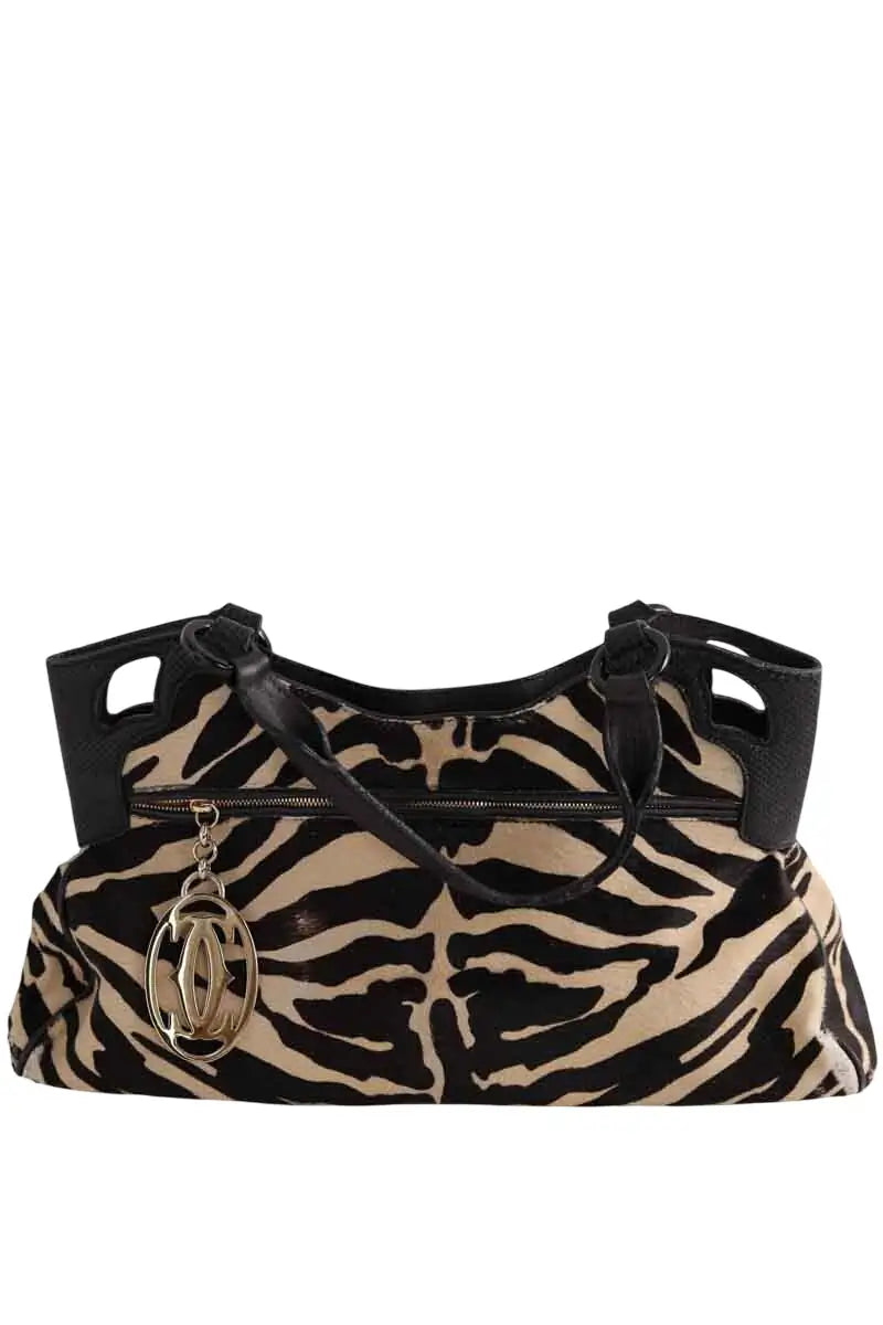 Sac à main Cartier Marron en Cuir - Seconde Main
