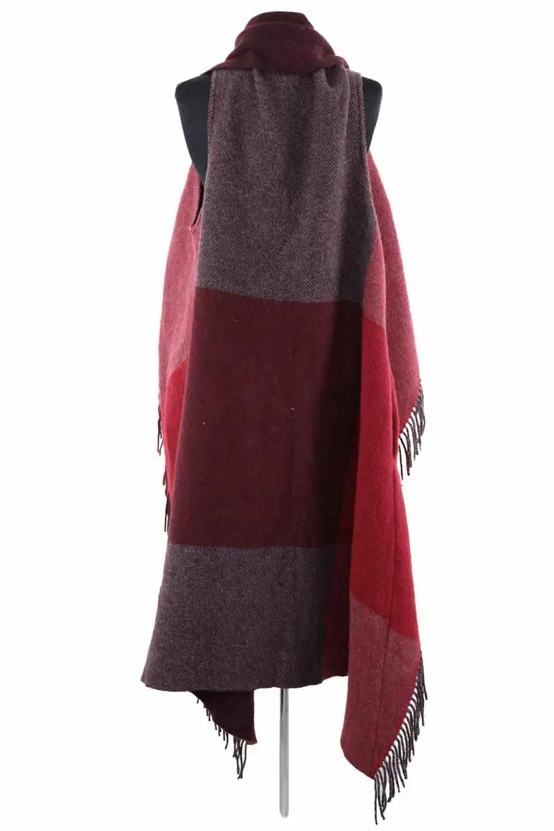 Cape Claudie Pierlot Bordeaux en Laine