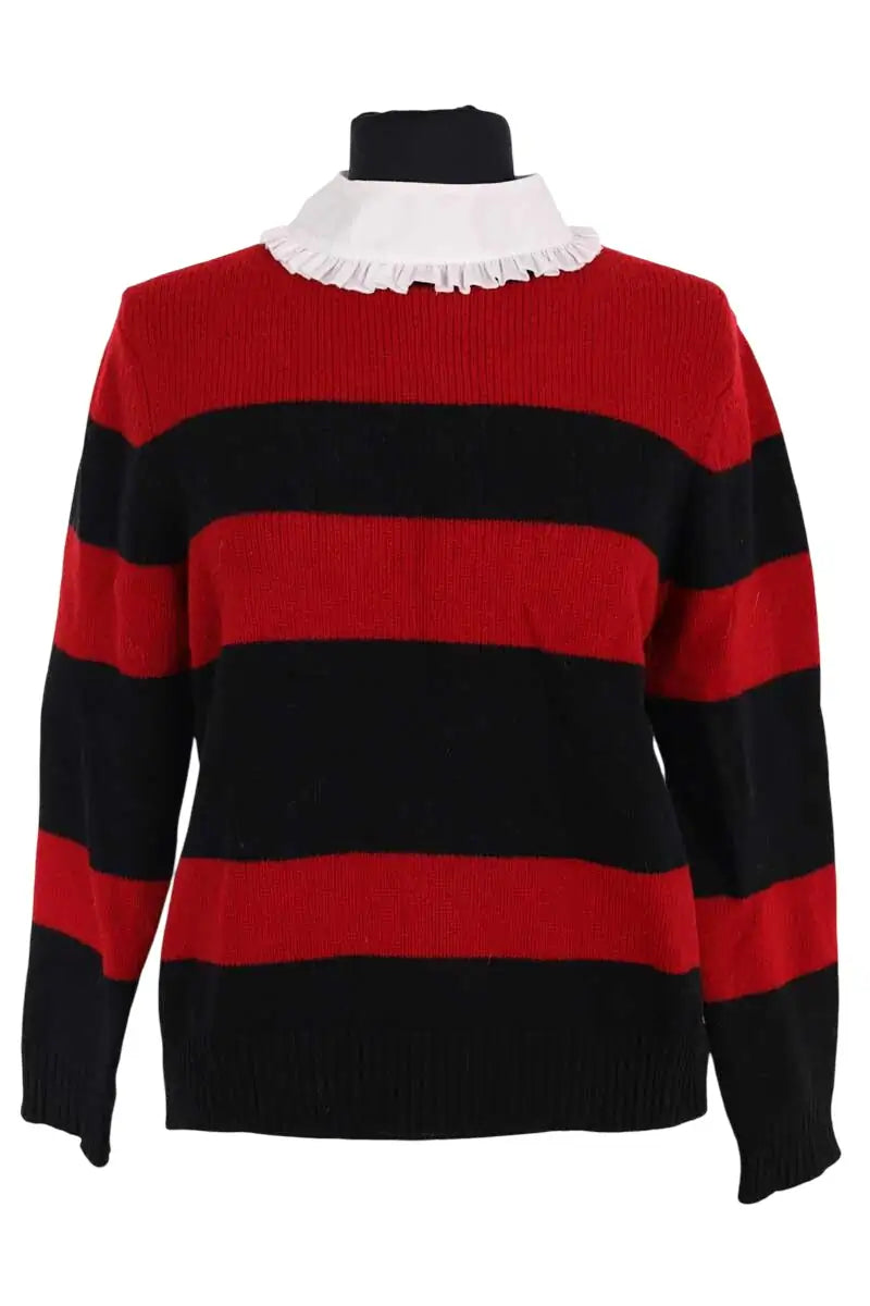 Pull Claudie Pierlot Rouge en Laine, taille S - Seconde Main