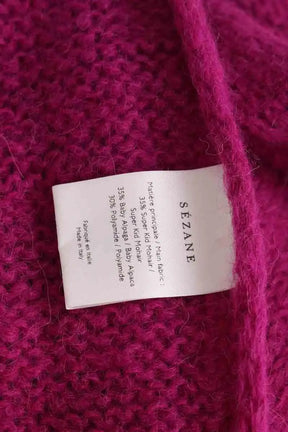 Écharpe Sézane Violet en Laine