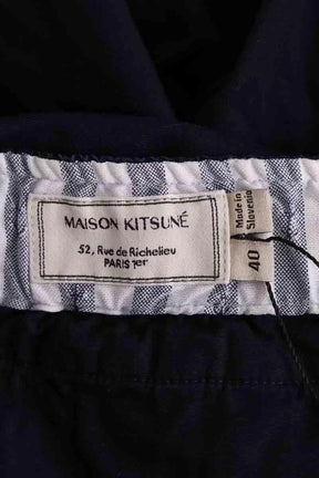 Short Kitsuné Marine en Coton