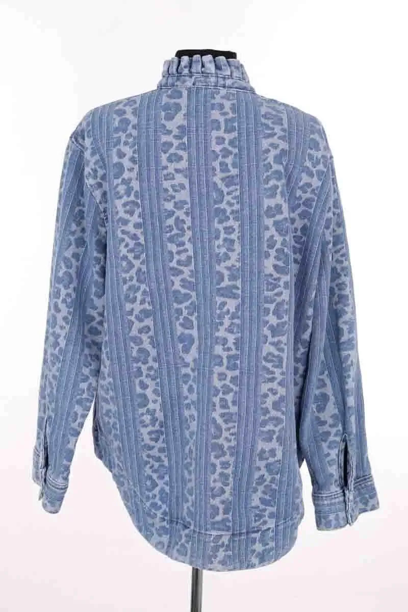 Veste Balzac Bleu en Coton