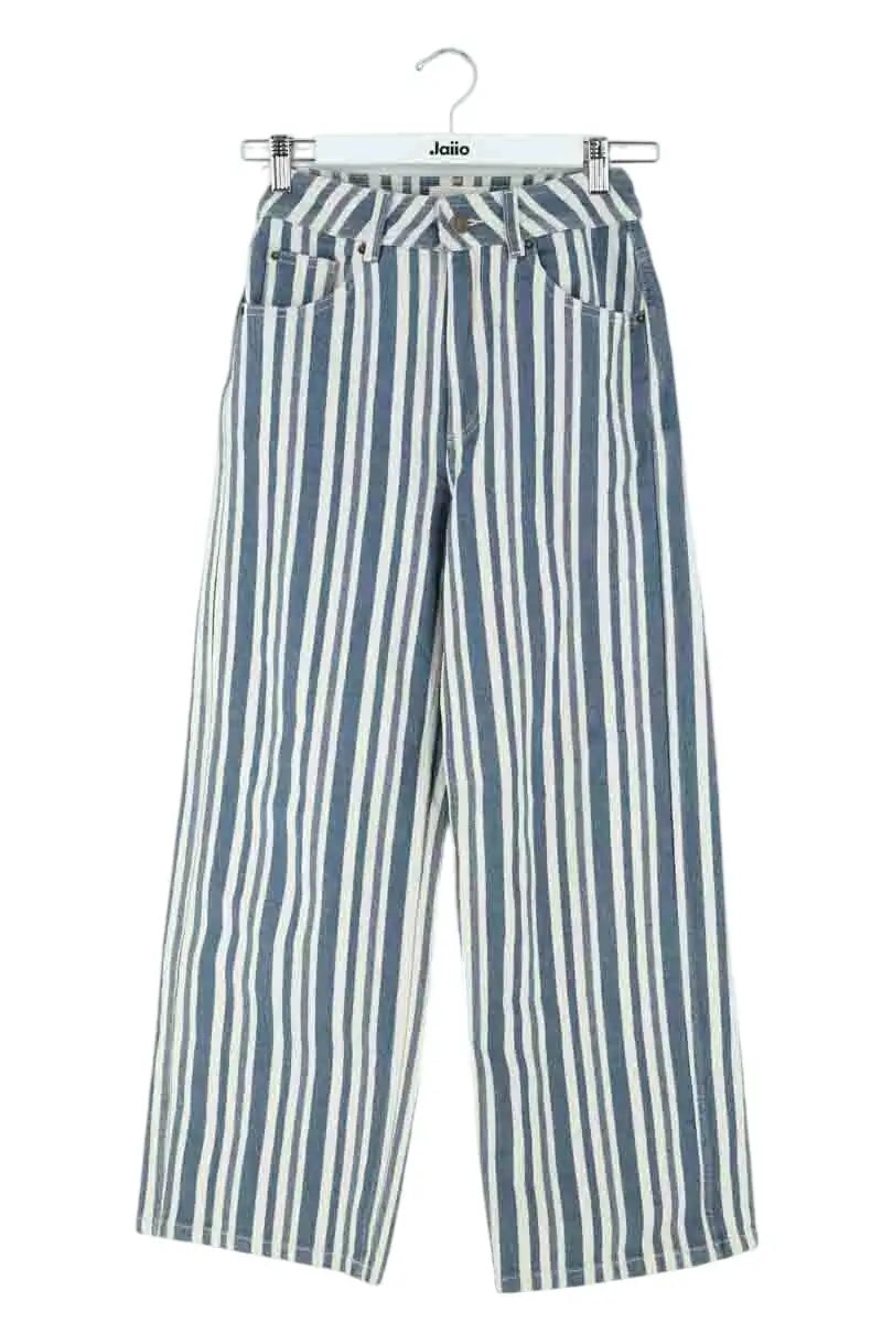 Jean large Sézane Bleu en Coton, taille XS - Seconde Main