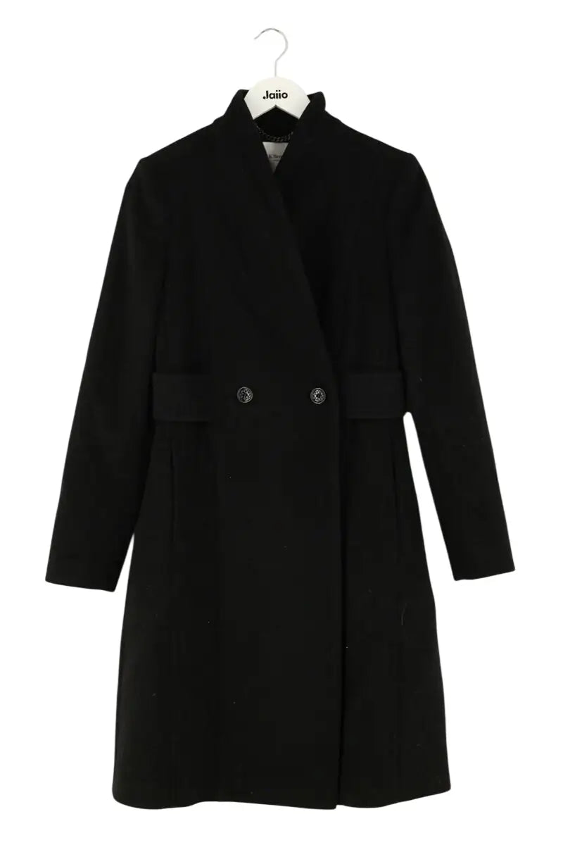 Manteau LK Bennett Noir en Laine, taille S - Seconde Main