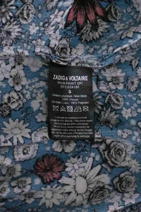 Robe Zadig & Voltaire Bleu en Viscose
