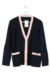 Cardigan Celine Marine en Laine, taille S - Seconde Main