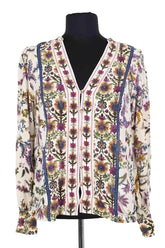 Blouse Sézane Beige en Viscose, taille S - Seconde Main