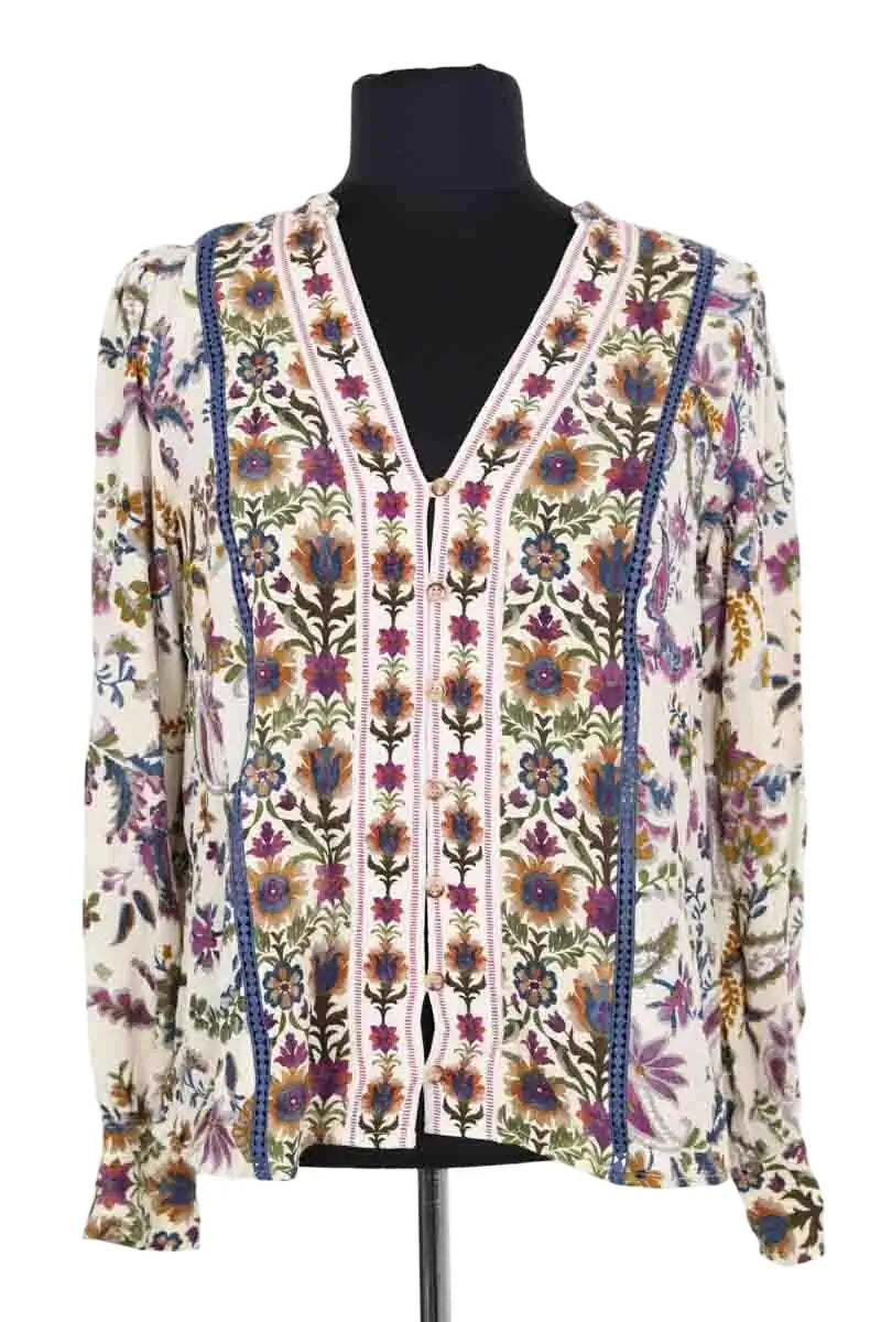 Blouse Sézane Beige en Viscose, taille S - Seconde Main