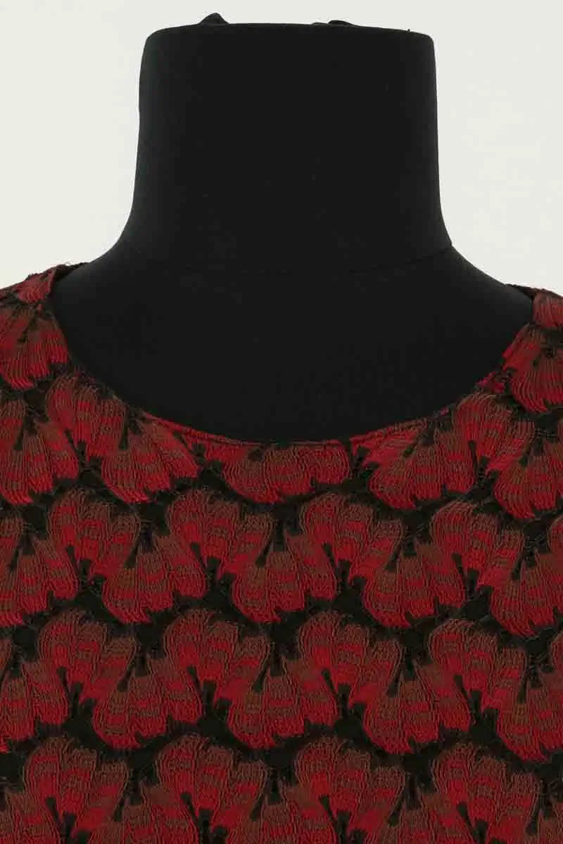 Robe Maje Rouge en Synthétique