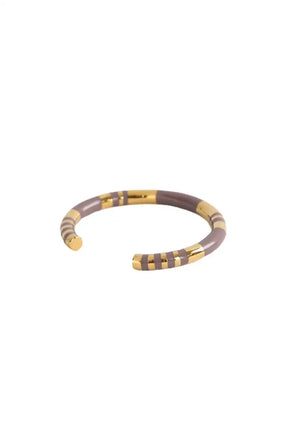 Bracelet Aurélie Bidermann Jonc Positano Doré en Plaqué or