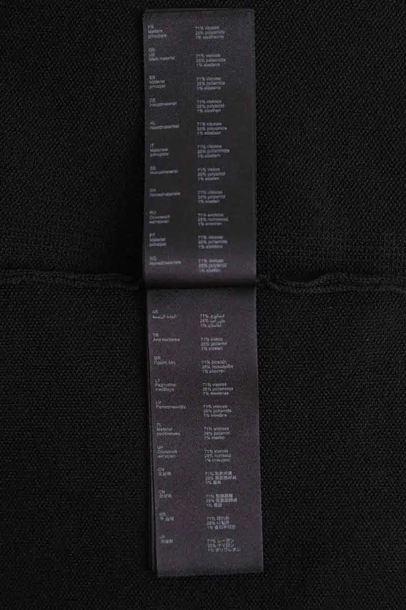 Top sans manche Maje Noir en Viscose
