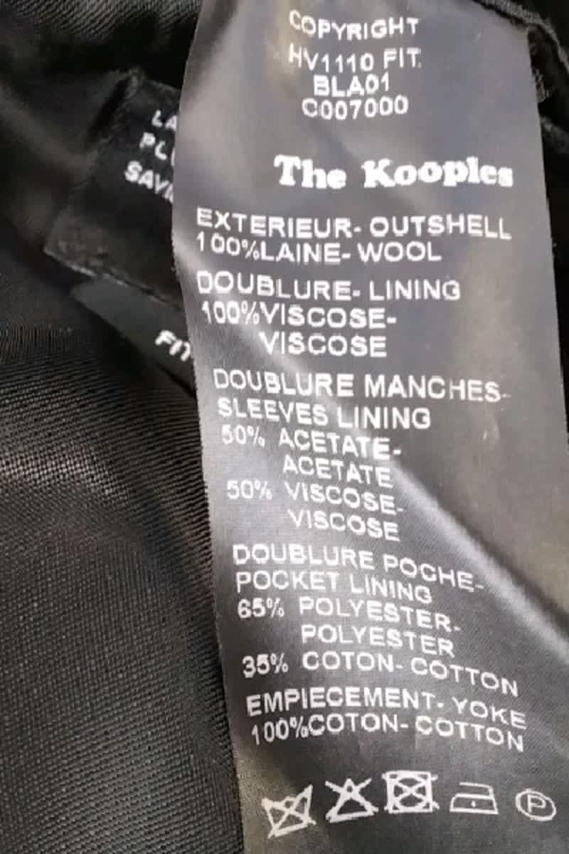 Blazer The Kooples  Noir